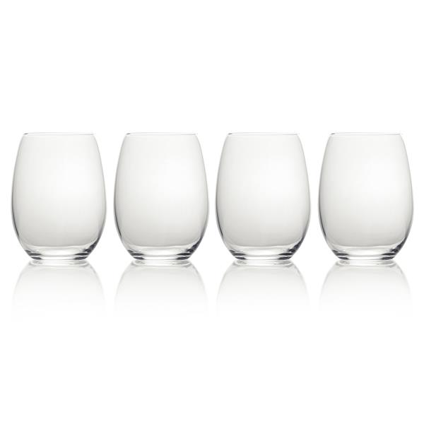 Mikasa 5193458 19.75 Oz Set Of 4 Stemless Wine Glasses