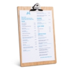 Wooden Menu Clipboard A5 Light Oak