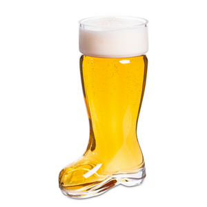 Glass Beer Boot 2 Pint / 1.3ltr