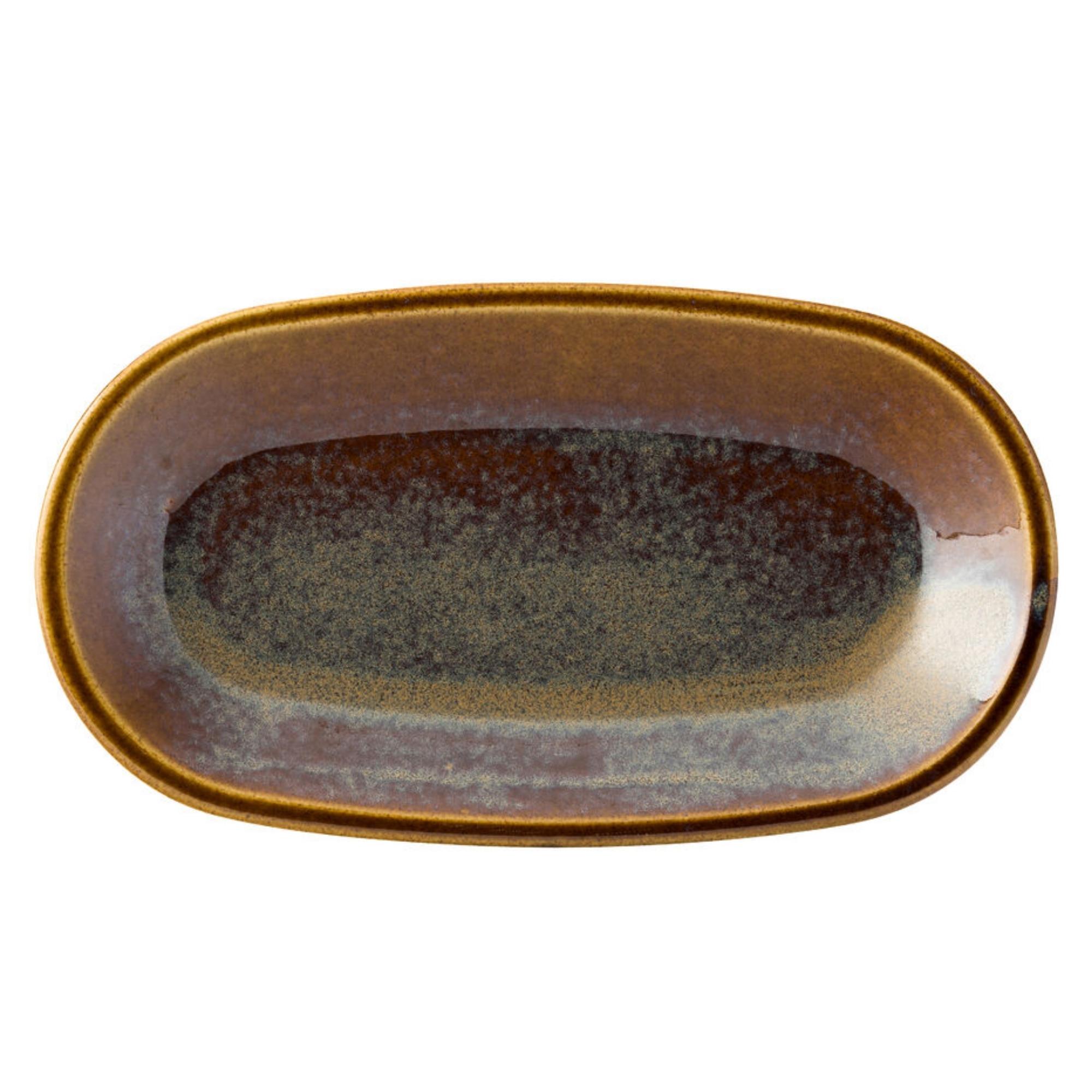Murra Toffee Deep Coupe Oval 25 x 15cm at Drinkstuff
