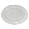 Recyclable PET Flat Lid with X-Cut Hole