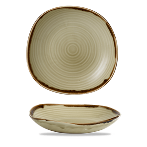 Harvest Linen Organic Coupe Wobbly Bowl 11.375inch