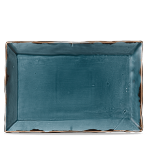 Harvest Blue Rectangle Tray 13.50 / 9.125inch