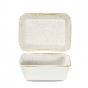 Stonecast Barley White Rect Lasagne Dish 6.375 x 4.75 x 2inch