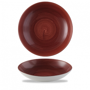 Patina Red Rust Evolve Coupe Bowl 9.75inch