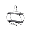 Stainless Steel Cake Stand & 2 Inserts