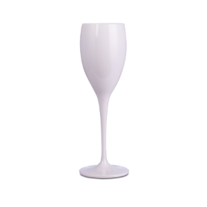 Polycarbonate Champagne Flutes White 6oz / 170ml