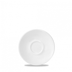 White Ultimo Coupe Saucer 4.75inch