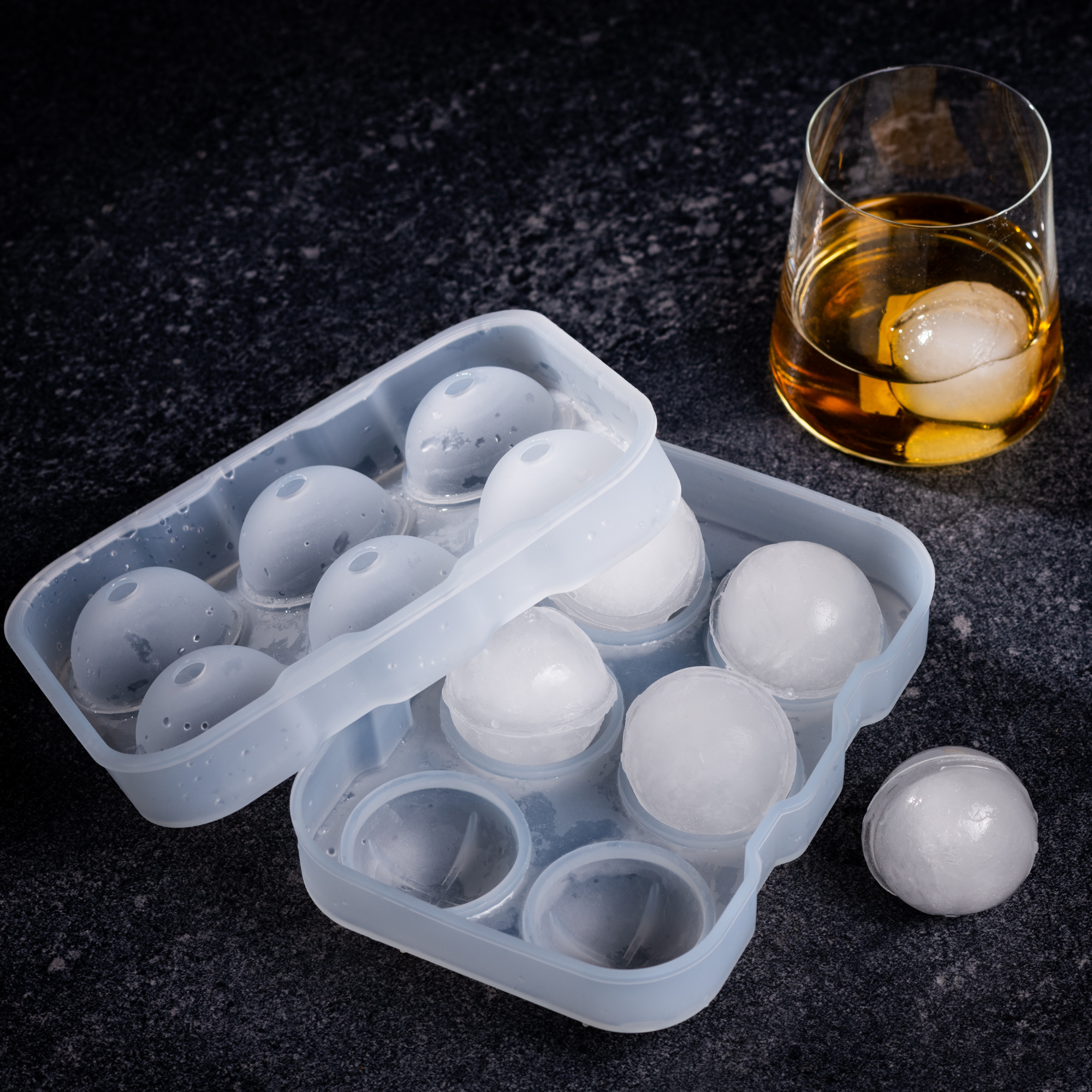 Silicone Ice Ball Mould to Make 6 Ice Balls