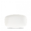 White Oblong Chefs Plate 7.80 x 4.75inch