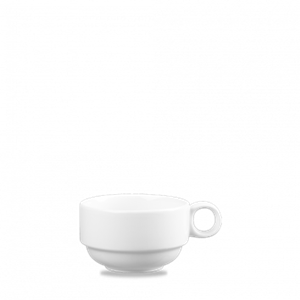 White Profile Stacking Cup 7oz at Drinkstuff.com