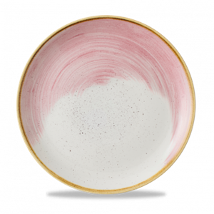 Stonecast Accents Petal Pink Evolve Coupe Plate 11.25inch