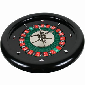 Black Bakelite Roulette Wheel