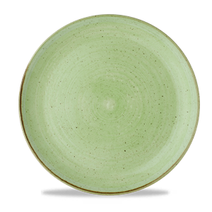 Stonecast Sage Green Coupe Plate 11.25inch / 28.8cm