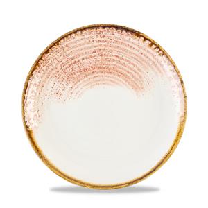 Studio Prints Homespun Accents Coral Coupe Plate 8.66inch / 21.7cm
