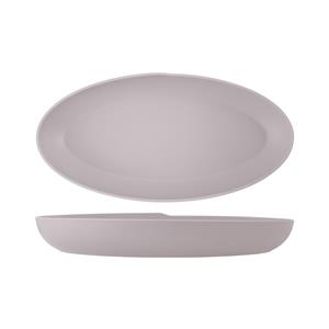 White Copenhagen Oval Melamine Deep Dish 55 x 27.5 x 7.5cm