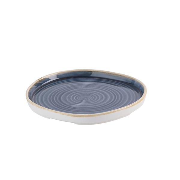 Churchill Stonecast Blueberry Organic Walled Plate 8.25inch / 21cm at ...