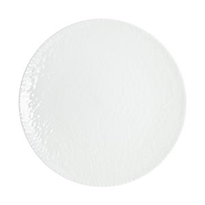 Porcelain Carve White Medium Plate 9.1inch / 23cm