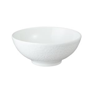 Porcelain Carve White Cereal Bowl 6.7inch / 17cm