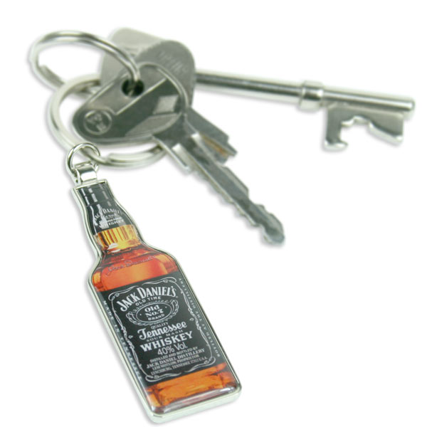 Jack Daniel's Bottle Keyring | Drinkstuff
