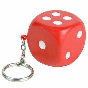 Squeezy Dice Key Ring