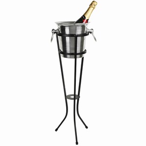 Aluminium Champagne Bucket with Stand