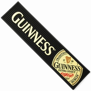 Guinness Label Rubber Bar Mat