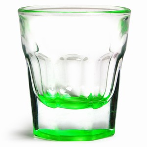 Casablanca Green Neon Shot Glass 1.2oz / 35ml