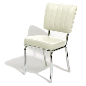 Mustang Diner Chair Off White