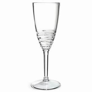 Acrylic Ribbed Champagne Flute 8.8oz / 250ml