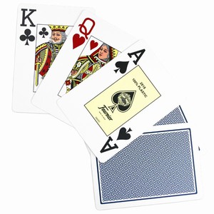 Fournier Jumbo Poker Playing Cards Blue
