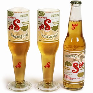 Sol Beer Bottle Goblets 10.6oz / 300ml