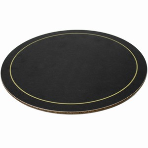 Melamine Round Tablemats Black