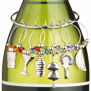 Decorative Wine Glass Martini Charms