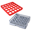 25 Compartment Glass Rack with 2 Extenders