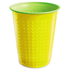 Bicolor Cups Yellow/Green 7oz / 210ml
