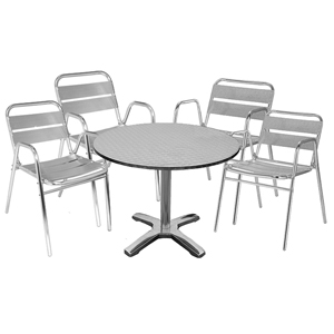 Outdoor Bistro Table & Chairs Set | Drinkstuff