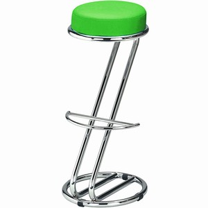 Zeta Chrome Bar Stool Sherwood Green