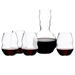 Riedel Swirl Red Wine Glasses & Decanter Gift Set
