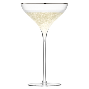 LSA Savoy Champagne Saucers Platinum 8.8oz / 250ml