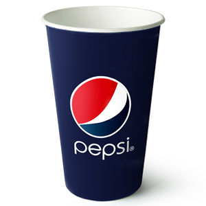 Pepsi Paper Cups 12oz / 340ml | Drinkstuff