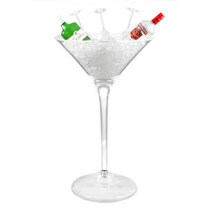 Giant Acrylic Martini Glass 500oz / 14ltr