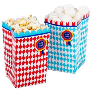 Village Fete Treat Holder Popcorn Boxes