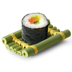 Nikko Bamboo Tube Raft Sushi Dishes