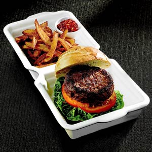 Ceramic Burger Box 32 x 15.5 x 4cm