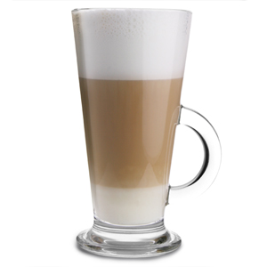 Latte on sale coffee glasses