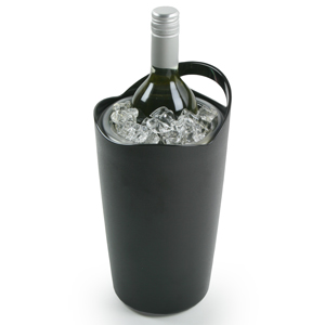 Double Walled Wine Cooler Black