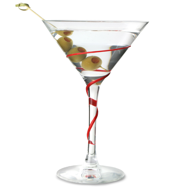 Spyro Martini Glasses Red/Strawberry Field 7.4oz / 210ml