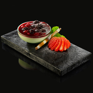 Compass Slate Effect Platters Rectangular 18 x 9cm