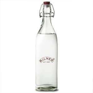 Kilner Square Clip Top Bottle 1ltr